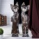 Souvenir tree "A couple of cats in clothes" (set 2 pcs) 50x12x12 cm
