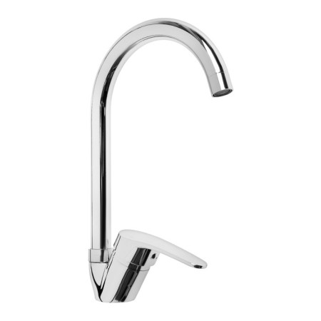 Mixer for the Kitchen "Soyuzkran" 566-170, single-leaf, pour 167 mm, zinc, chrome