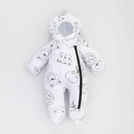 Kinderlitto children's jumpsuit “New friends. Belying animals ", height 74-80 cm-1