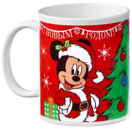 Кружка "Новый год" 350 мл, Микки Маус-2