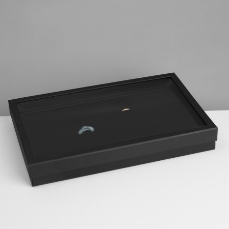 Steam for jewelry "Casket" 100 seats, 29 × 19 × 4 cm, black color-1