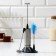 Capuchicuric with brush for mugs, stainless steel