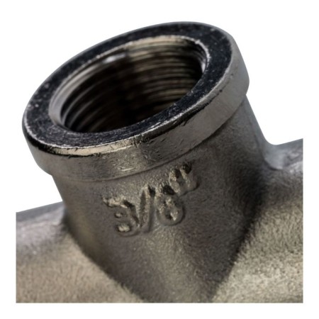 The STOUT SFT -0020-000038, 3/8 ", internal/internal thread, nickelled brass-5