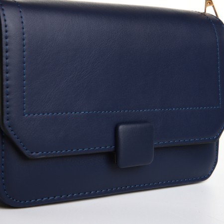 Bag Women's Messenger on Magnet, Blue Color-5