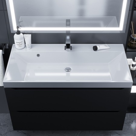 Uperwood Classic sink, furniture, 90 cm, rectangular-1