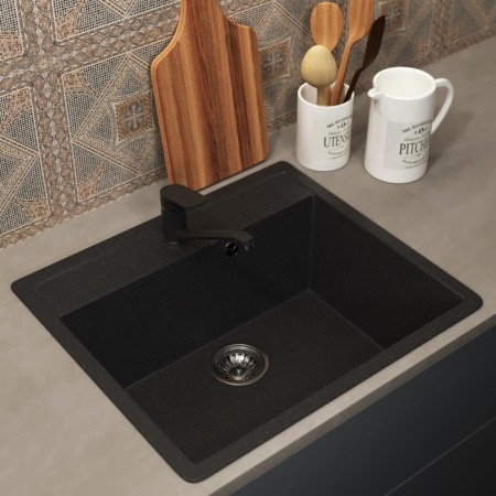 Uperwood Economwood Autonomous Office, oval, color 004 Black matte-2