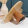 A dish for feeding on the stand of the share "Heart", 27 × 27 cm, bamboo