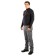 Payer Sweatshirt "Tahoe", fleece 150g, dark blue with orange, rr 40-42 Height 170-176