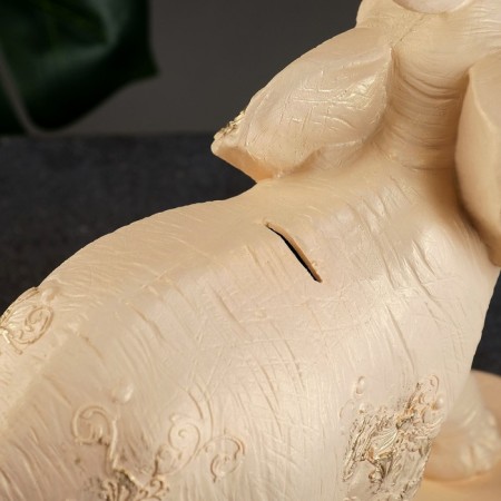 Pigger "Indian Elephant" ivory, 32x15x36cm-3