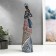 Polystone souvenir "African with a baby in an outfit under the zebra" 43.5x8x11.5 cm