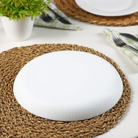 Shelz plate, d = 25 cm, white color-2