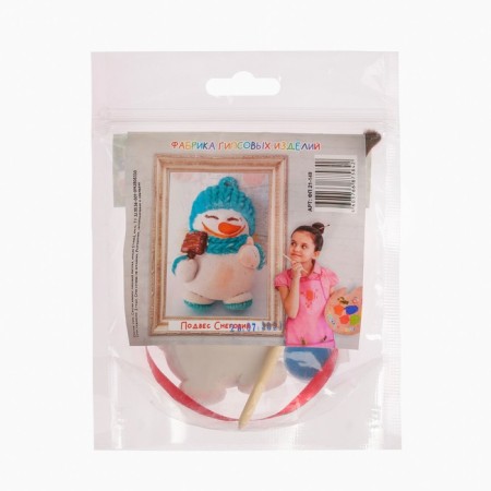 Set for coloring "Snowman" 15x10.5x4cm-2
