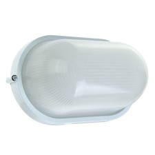Lamp TDM NPB1201, E27, 100 W, IP54, Oval, White