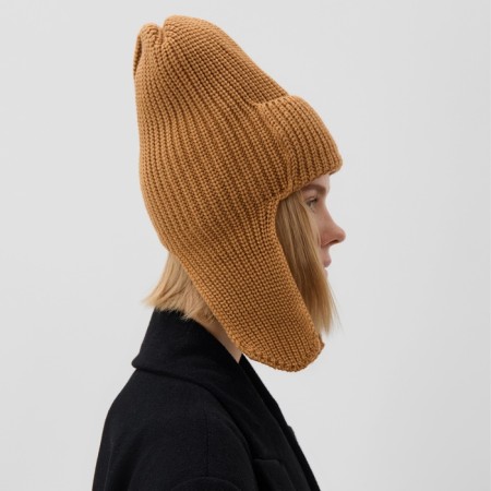 Minaku earflap, rr 56-58, sandy color-3