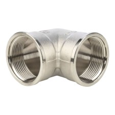Угольник STOUT SFT-0014-000112, 1 1/2", внутренняя/внутренняя резьба, никелированная латунь