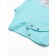 Body baby with long sleeve, mint color, height 74