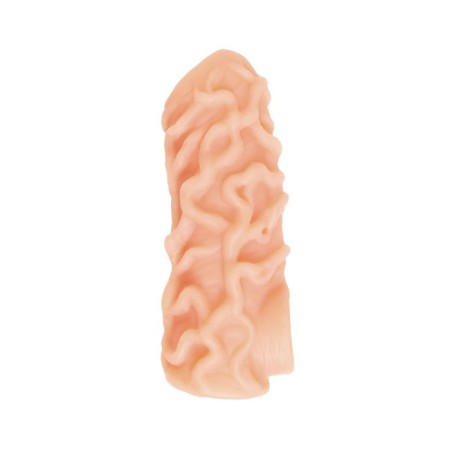 Kokos nozzle is realistic with additional stimulation, TPE, bodily, 12 cm-4