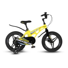 Велосипед 16'' Maxiscoo Cosmic Deluxe, цвет жёлтый матовый