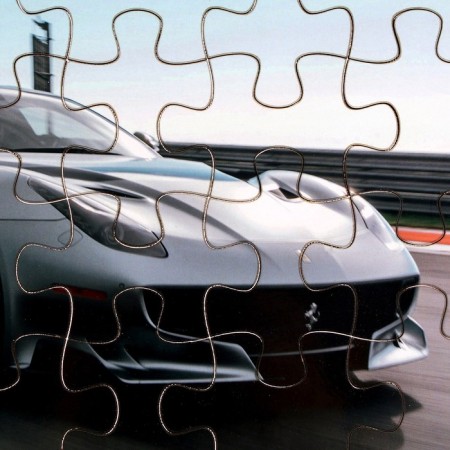 Puzzle series Fantasy "Sports Car", 24 details, size - 28 × 18.5 cm-2