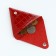 Monetnik on the button, Textura, red color