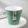Kashpo for flowers with an insert "Porto", 2.4 liters, jade color