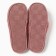 Women's slippers with an open nose, size 40-41, pink