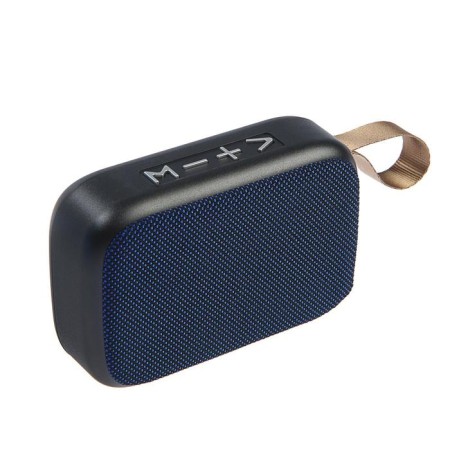 Portable column Luazon Lab-39, 3 watts, 400 mAh, Soft Touch, blue-2