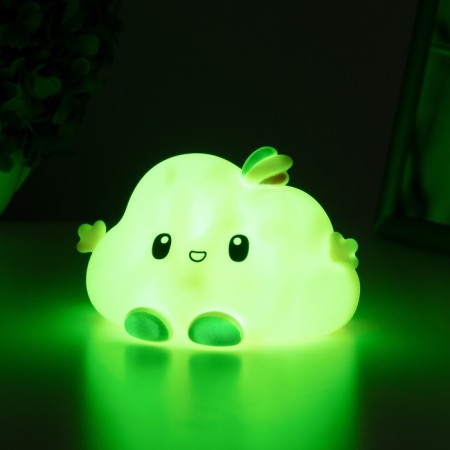 Night "Cloud" LED from AG13 batteries yellow 12x10x8 cm-4