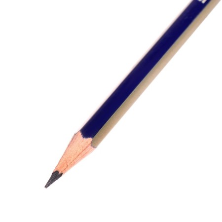 Pencil black-granographic Faber-Castell Professional, Goldfaber 1222 HB, with an eraser-4