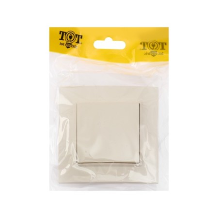 Switch is Elegant, 10 a, 1 cl., Hidden, beige-4