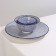 Poramic plate "Fleet", d = 21.7 cm, blue color