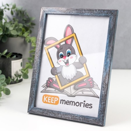 Photo frame plastic 15x21 cm 1451 silver-2