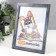 Photo frame plastic 15x21 cm 1451 silver