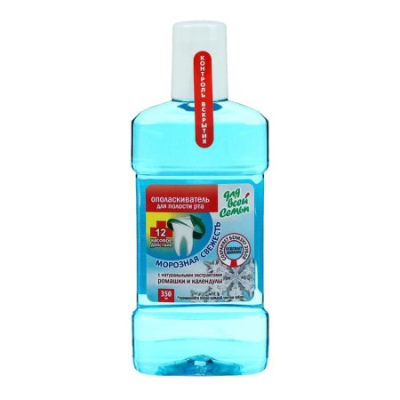 Rinse a cavity "for the whole family", frosty freshness, 350 ml