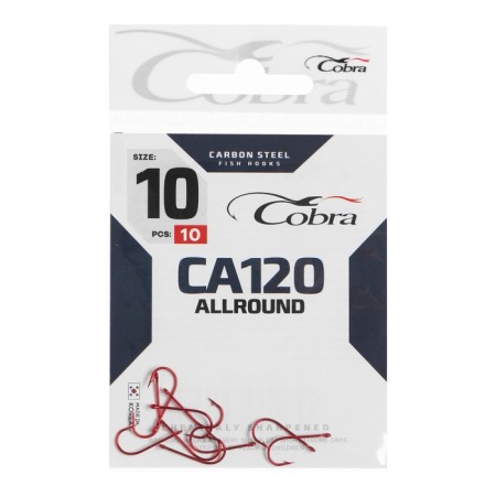 Cobra Allround hooks, series CA120, No. 10, 10 pcs.