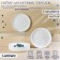 A set of dessert plates Luminarc Diwali Precious, D = 19 cm, glass ceramic, 6 pcs, white color