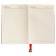 Deliciper of Leduced A5, 80 sheets, line, cover of leatherette, with a handle, in a gift box, red