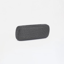 Case for glasses on the cracker, black/silver color