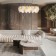 Suspended Bogate’s Leaf 370, E14, 14x40W, 1050x300 mm, brass color
