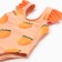 Bathing suit Children's baby Me "peaches" Growth 86-92 cm