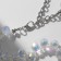 Bracelet "Brill" beads, rainbow color in silver, 16 cm