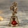 Bool of the brass "Zodiac sign. Fish", amber