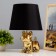 Bernard desktop 1x40W E14 wire-1,6m gold 21x21x30cm
