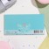 Money envelope "Happy Birthday!" Flowers in a vase, blue background, 17x8 cm