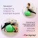 Fitball ONLYTOP, D = 75 cm, 1000 g, anti -wings, green color
