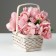 Wicker basket, 19.5 x 13 x h9.5/24 cm, sequoia
