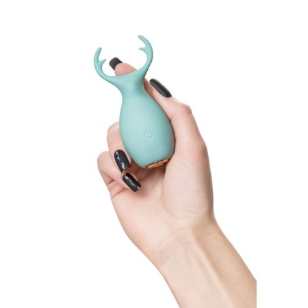 Vibrator "Pitches-Fruits", Mr. Moose, turquoise, silicone, 9.5cm-8
