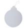 Christmas tree decoration for painting "mittens" 4 pcs, brush