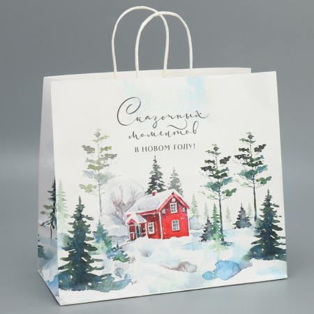 Package gift craft "Fairy Tale", 32 x 28 x 15 cm, New Year-1