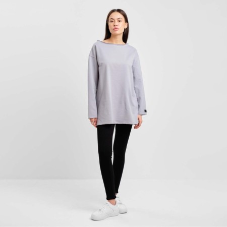 Jumper (longshilize) female mist, size s-m, color gray color-1